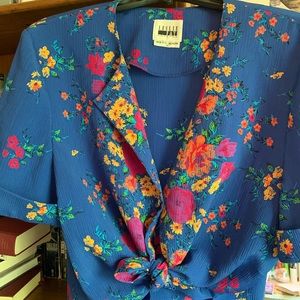 Vintage floral top